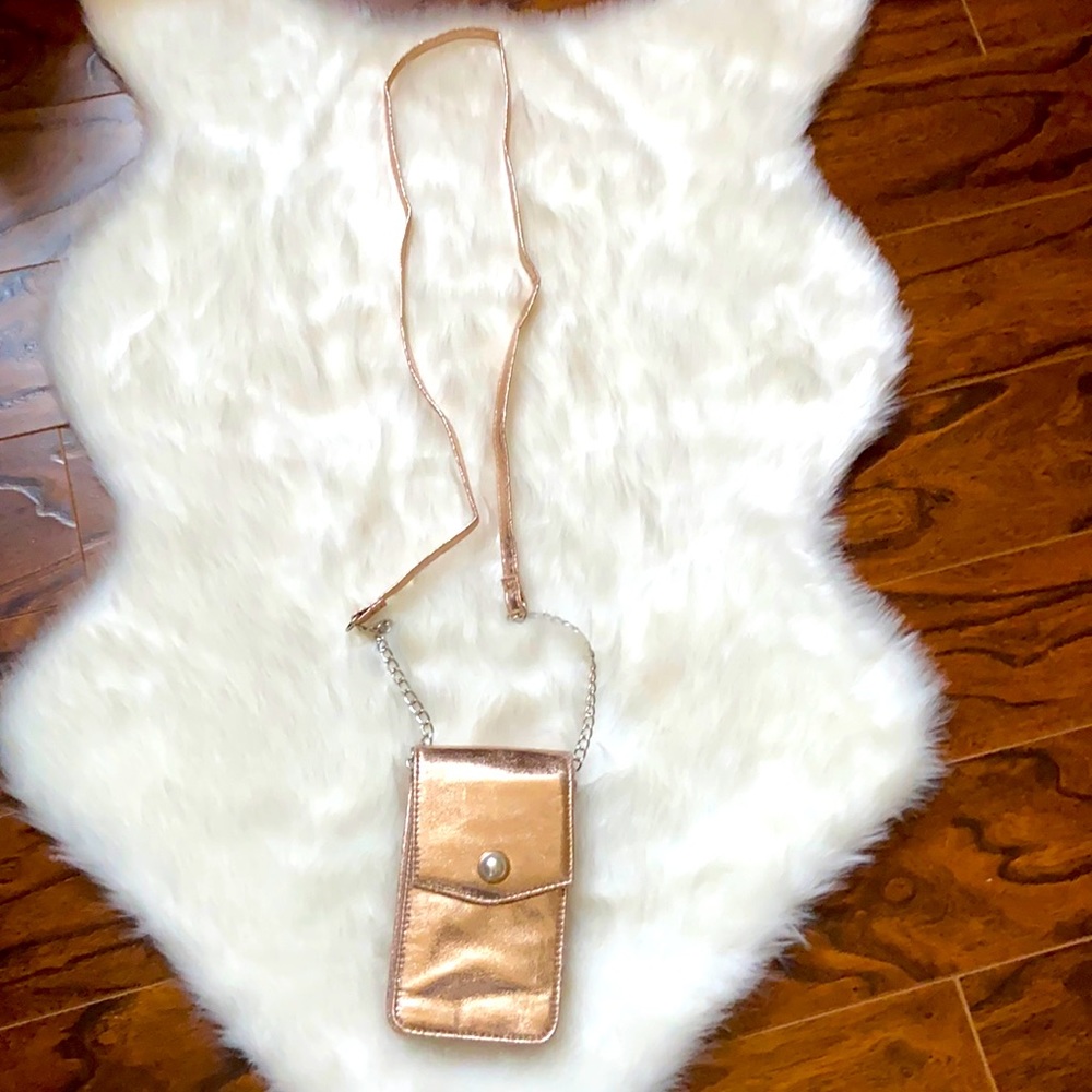Mini Icing rose gold phone case purse